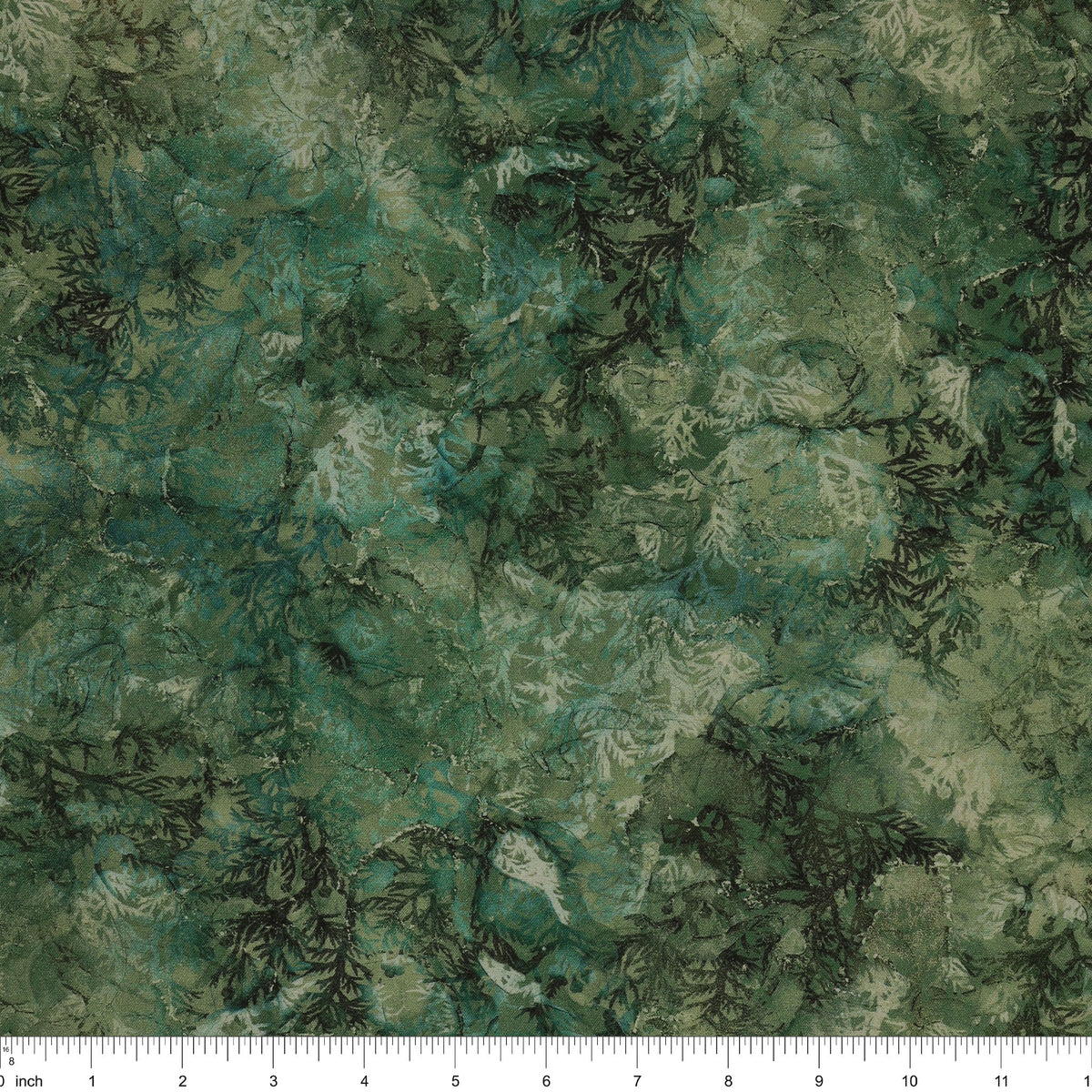 Altitude Fabric Collection - Cedar Texture: NCDP29160-75 with ruler for size