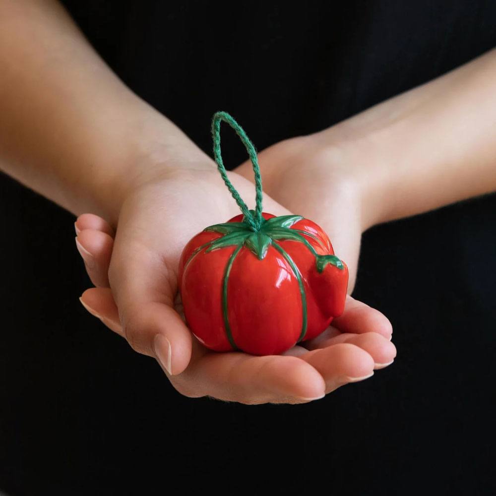 Tomato Pin Cushion Keepsake Ornament, Dritz image # 104013