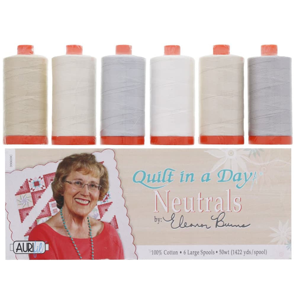 Aurifil, 6 Spool, Quilt in a Day Thread Collection - 1422yds (50wt) image # 95454