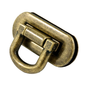 Oval Flip Lock - Antique Brass image # 56728