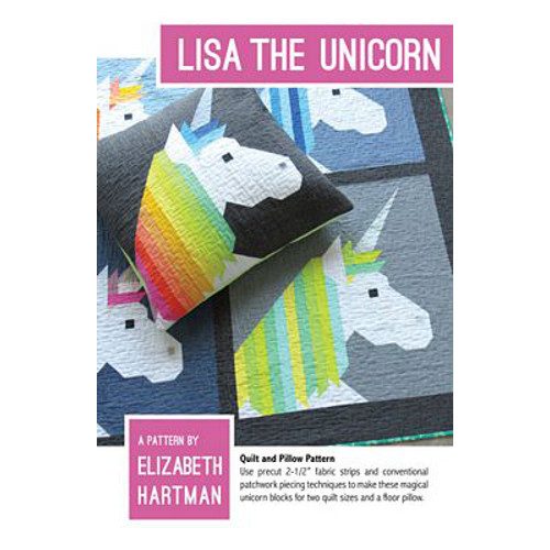 Lisa the Unicorn Quilt and Pillow Pattern image # 39434