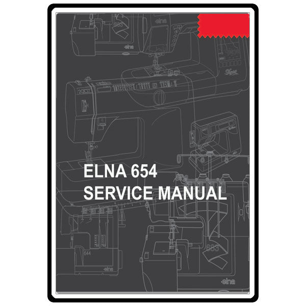 Service Manual, Elna 654 image # 6046