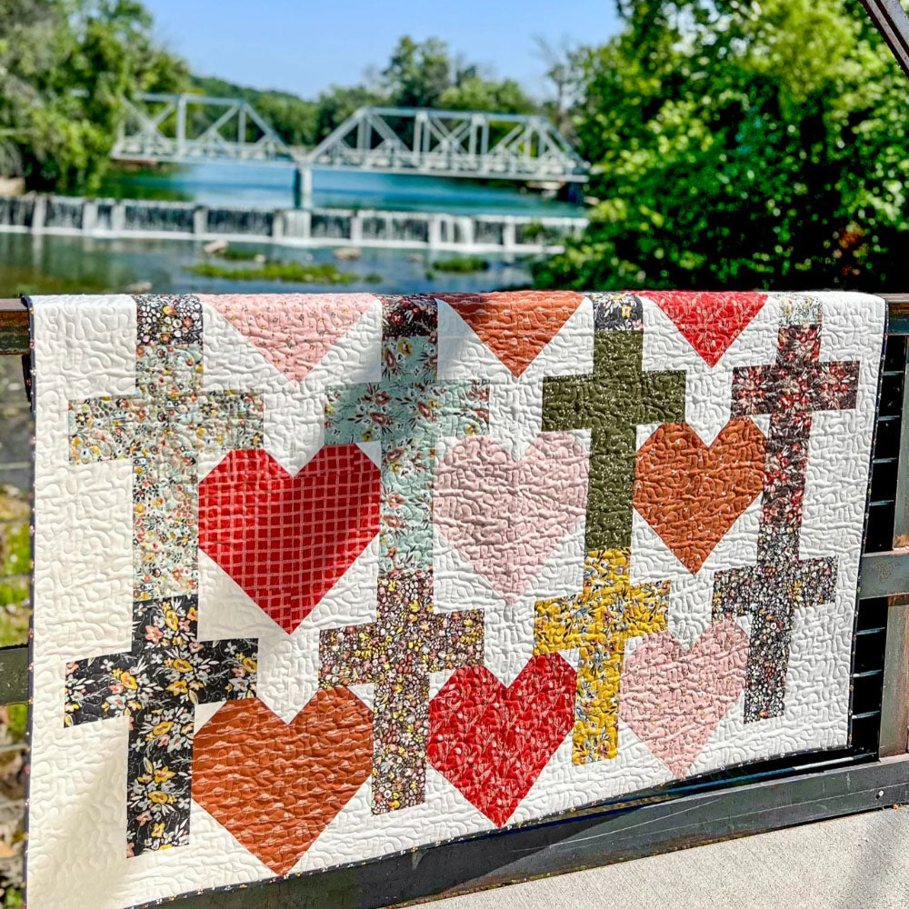 Yes He Loves Me Quilt Pattern image # 123623