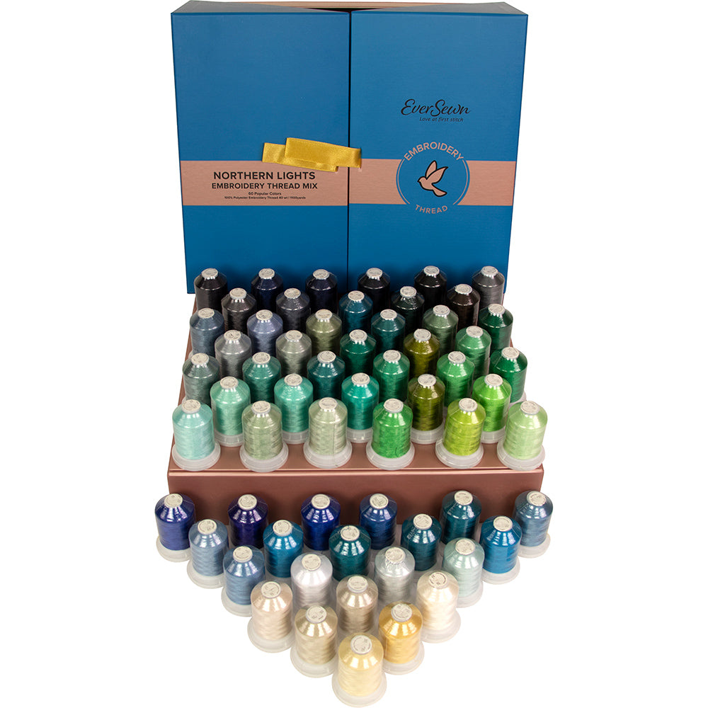 Eversewn Embroidery Thread Box, Northern Lights - 60 Spools image # 68444