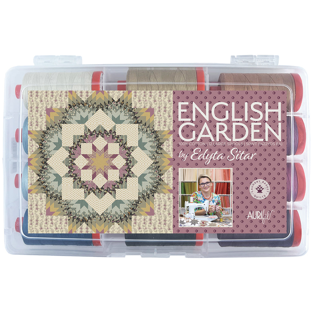 Aurifil English Garden 12 Spool Thread Collection image # 119930