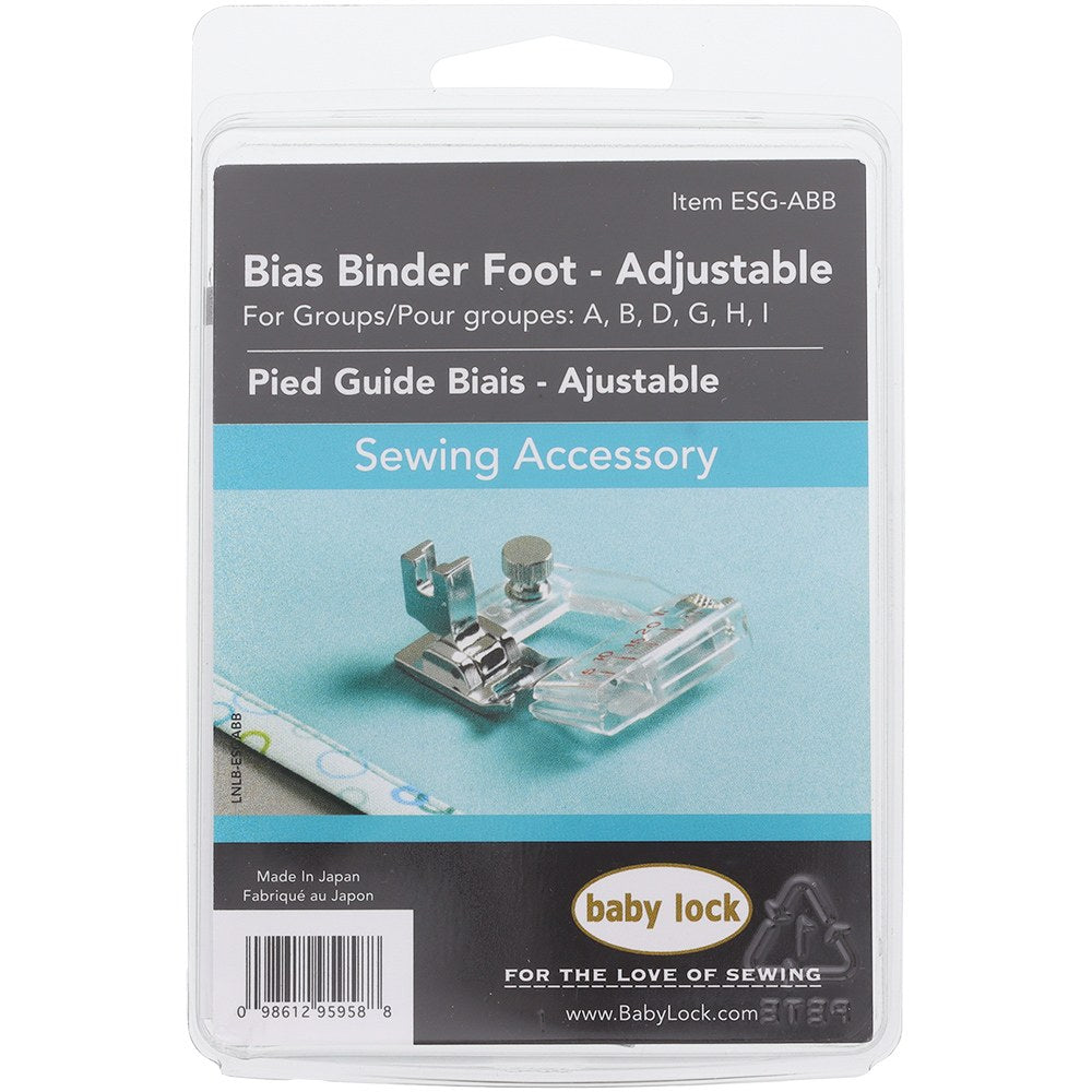 Adjustable Bias Binder Foot, Babylock #ESG-ABB image # 78856