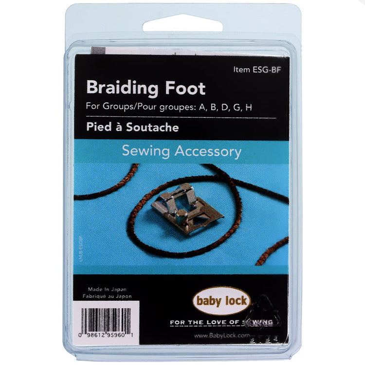 Adjustable Braiding Foot, Babylock #ESG-BF image # 91377