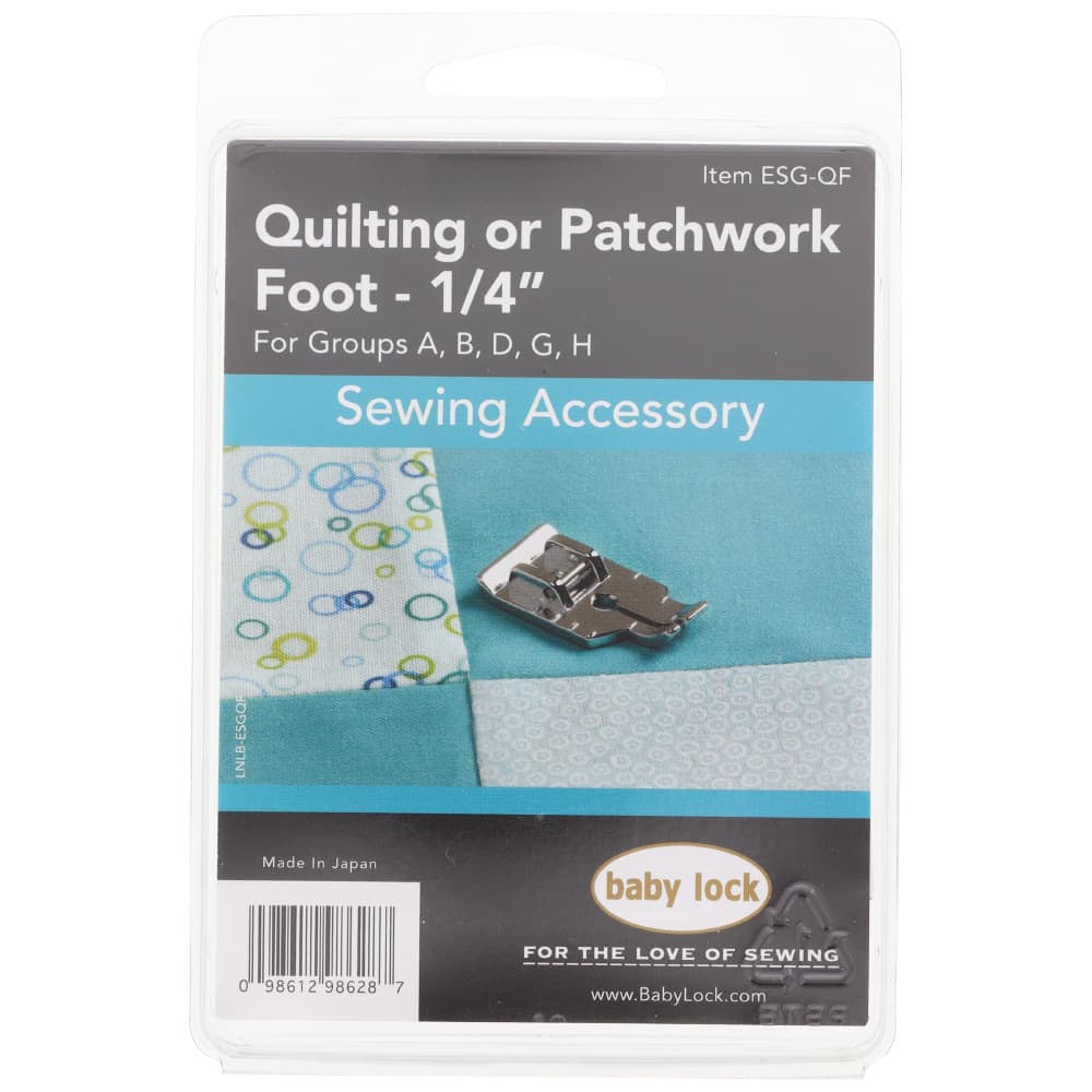 1/4" Patchwork Foot, Babylock #ESG-QF image # 101021
