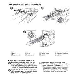 Tubular Frame Support Table, Babylock #ESTABLE image # 86322