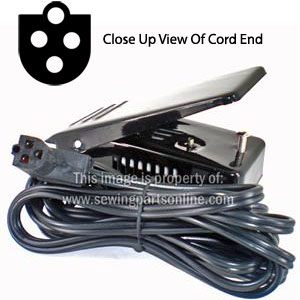 Foot Control w/ Cord (110/120V), Singer #FC-747962 image # 6103
