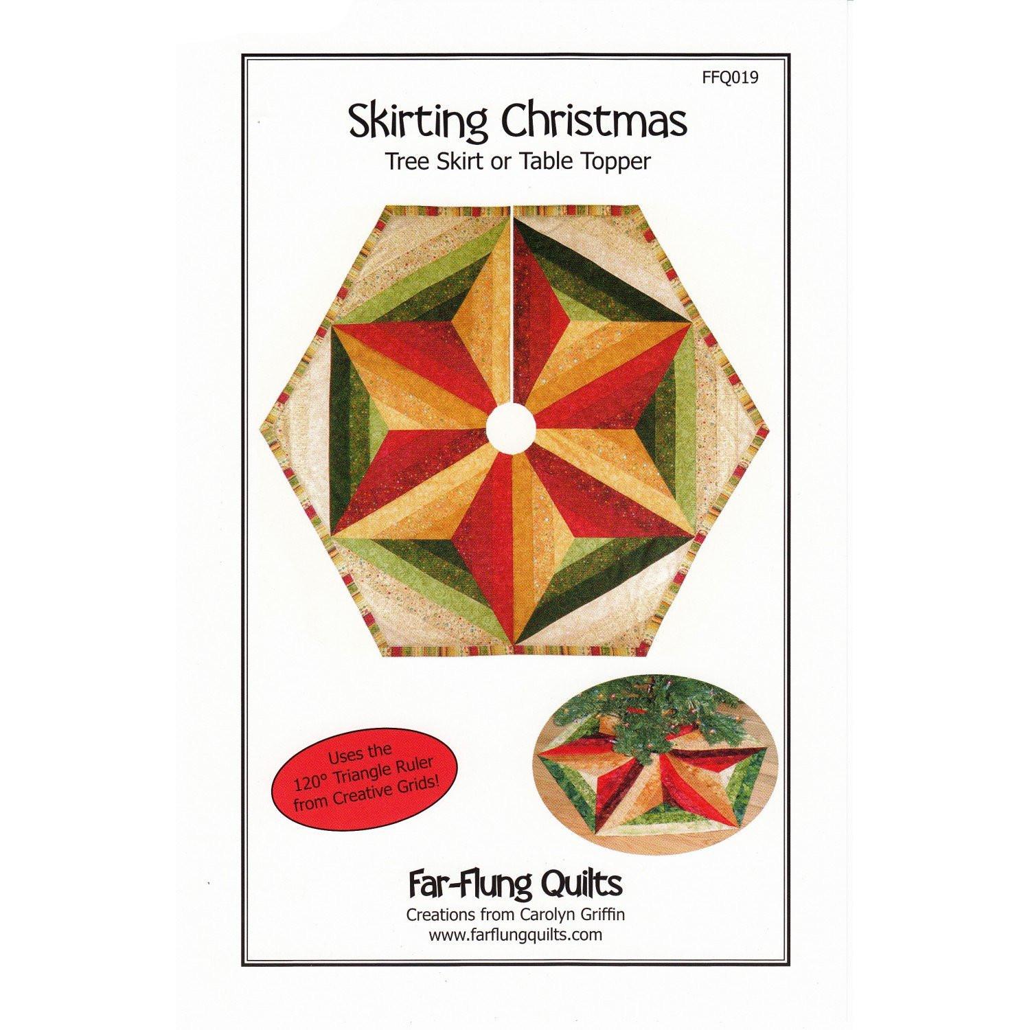 Skirting Christmas Pattern, Far-Flung Quilts image # 60439