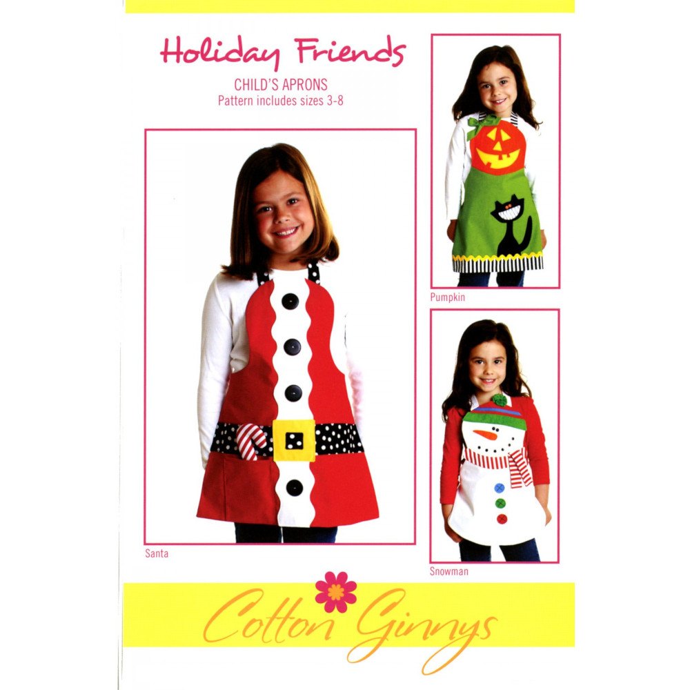 Holiday Friends Apron Pattern image # 55505