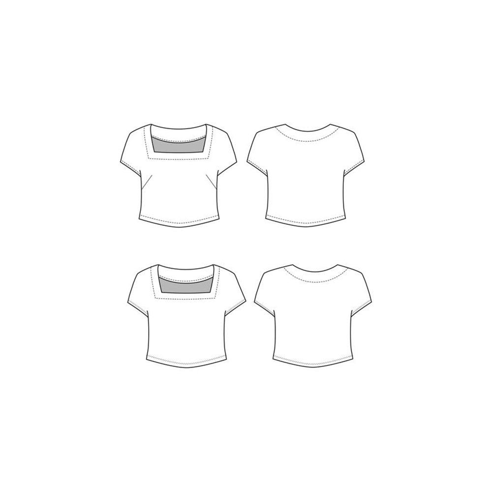 Friday Pattern Company - Square Neck Top Pattern image # 72482