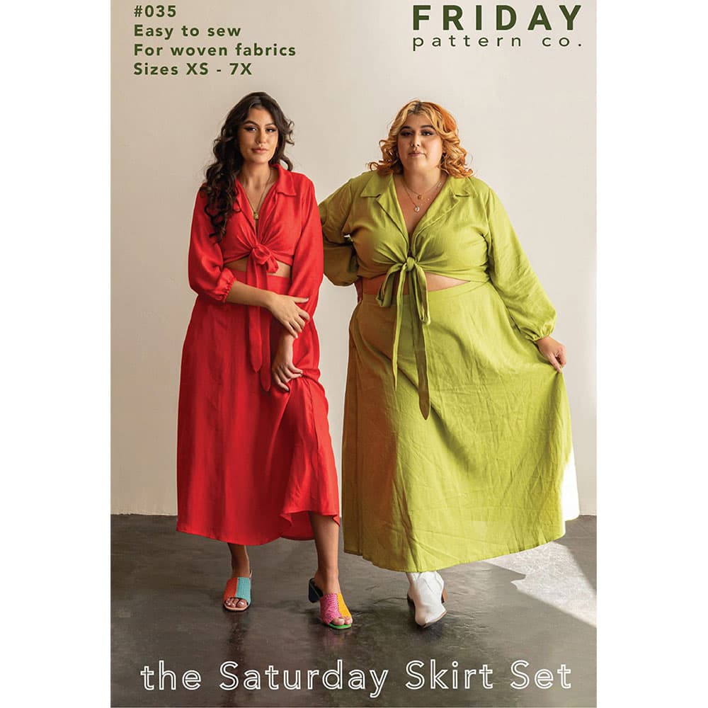 Friday Pattern Company - Saturday Skirt Set Pattern image # 109564
