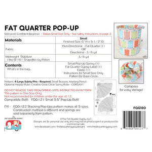 Fat Quarter Pop-Ups Pattern Kit image # 58715