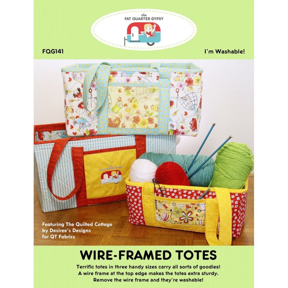 Wire-Framed Tote Pattern image # 58727