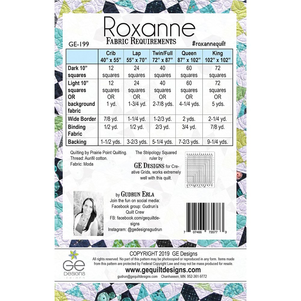 Roxanne Quilt Pattern image # 69093