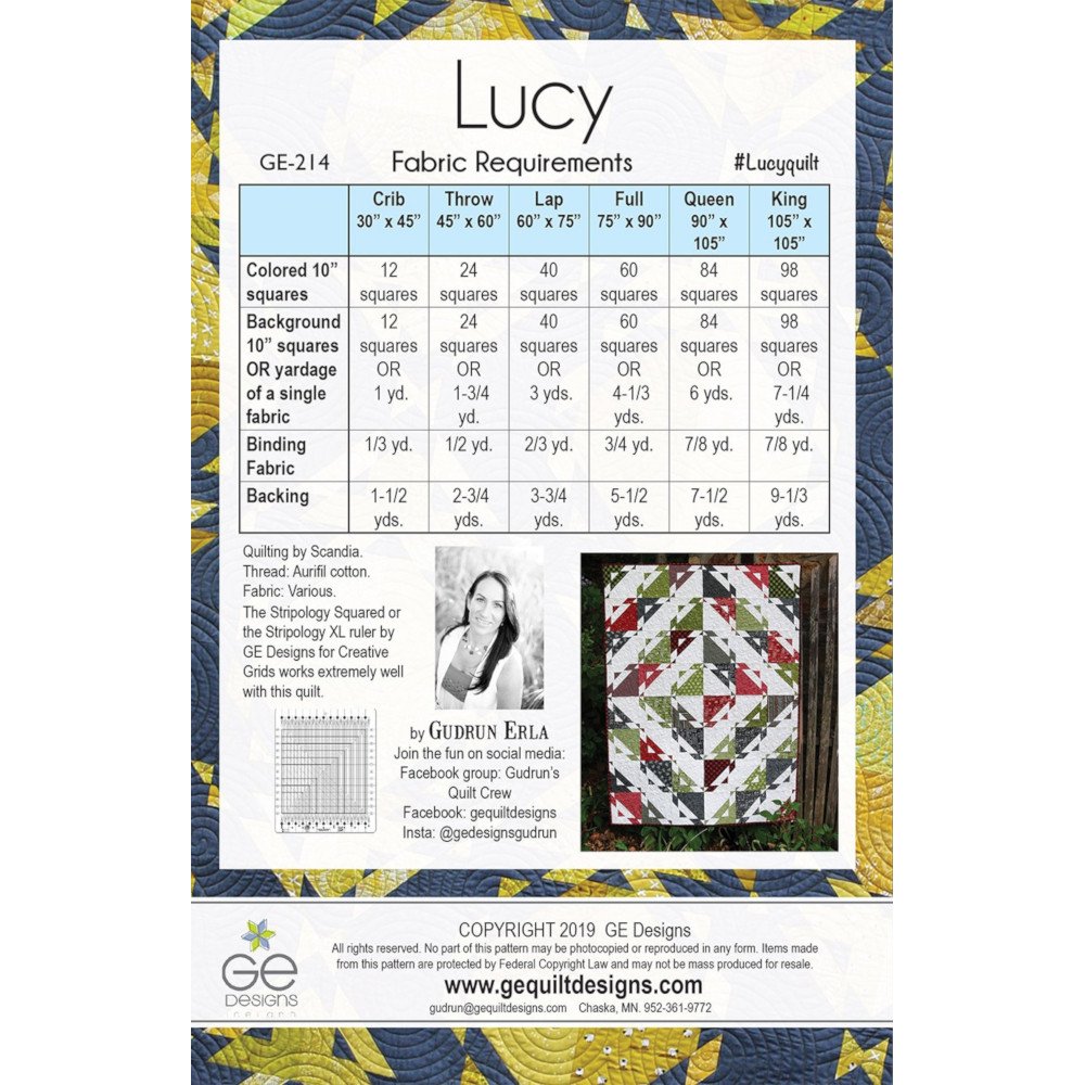 Lucy 4-in-1 Quilt Pattern image # 58661