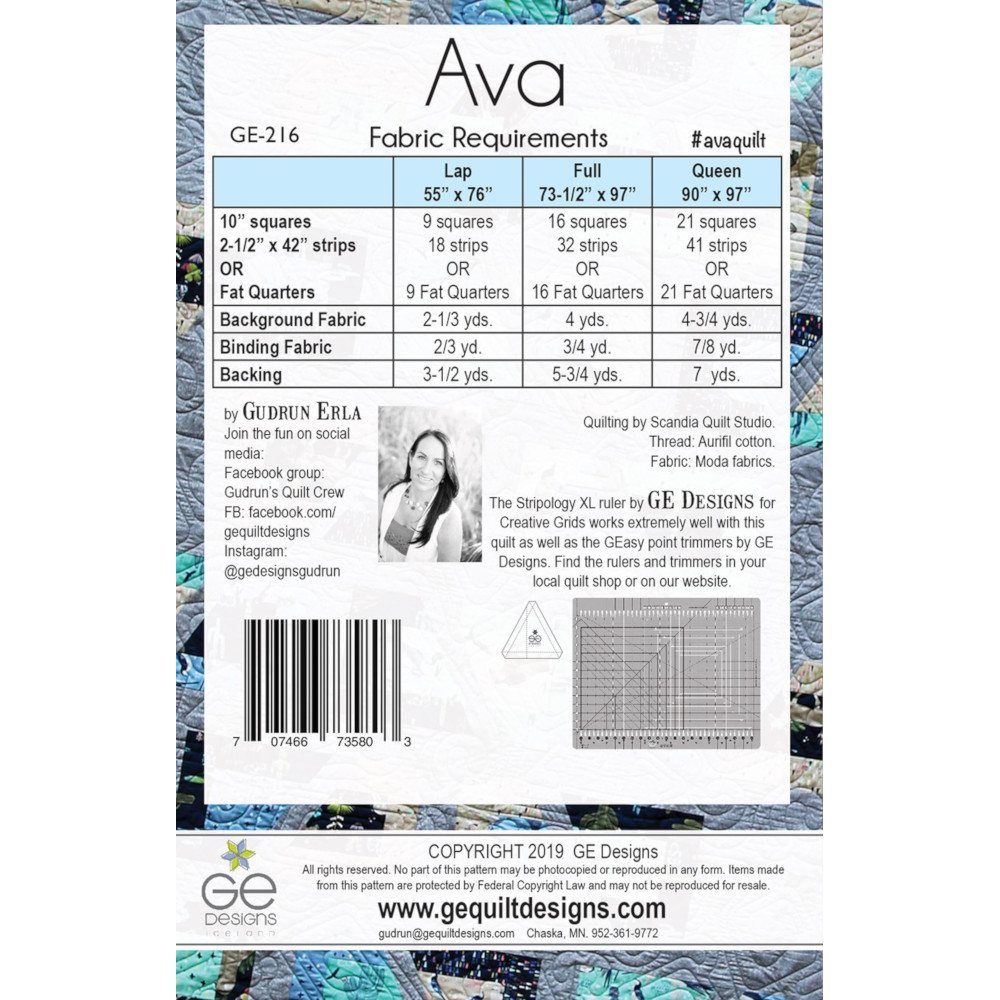 Ava Quilt Pattern image # 58666