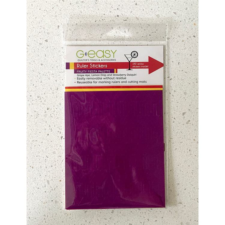 Colored Sticker Table Ruler G-Easy Ruler Stickers -Fruity Fiesta Palette
