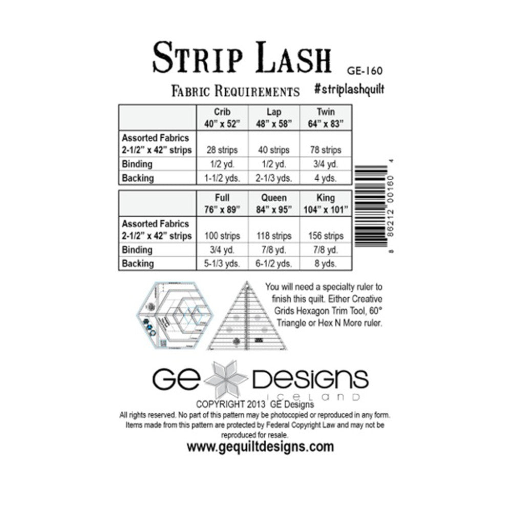 Strip Lash Pattern