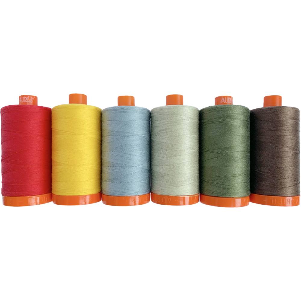 Aurifil Christmas in Europe Thread Collection - 1422yds (50wt) image # 79761