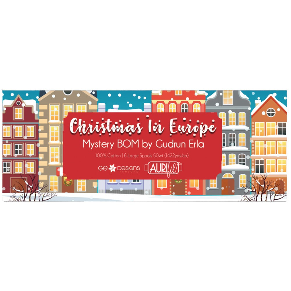 Aurifil Christmas in Europe Thread Collection - 1422yds (50wt) image # 79762