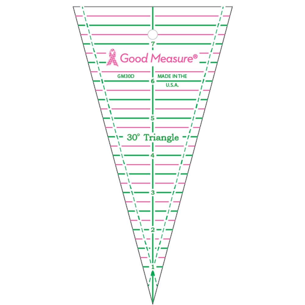 Good Measure 30° Triangle Ruler