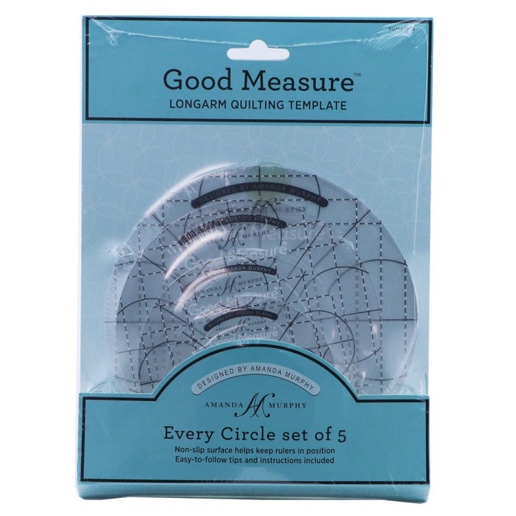 Circle Ruler Template.pdf Good Measure Circle Ruler Templates - 5pc