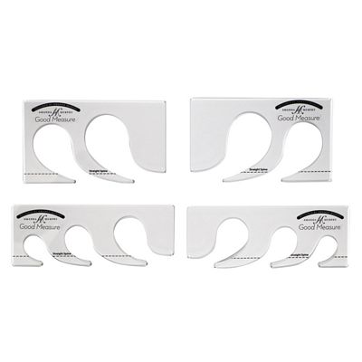 Good Measure, Feather Ruler Templates - 4 Piece