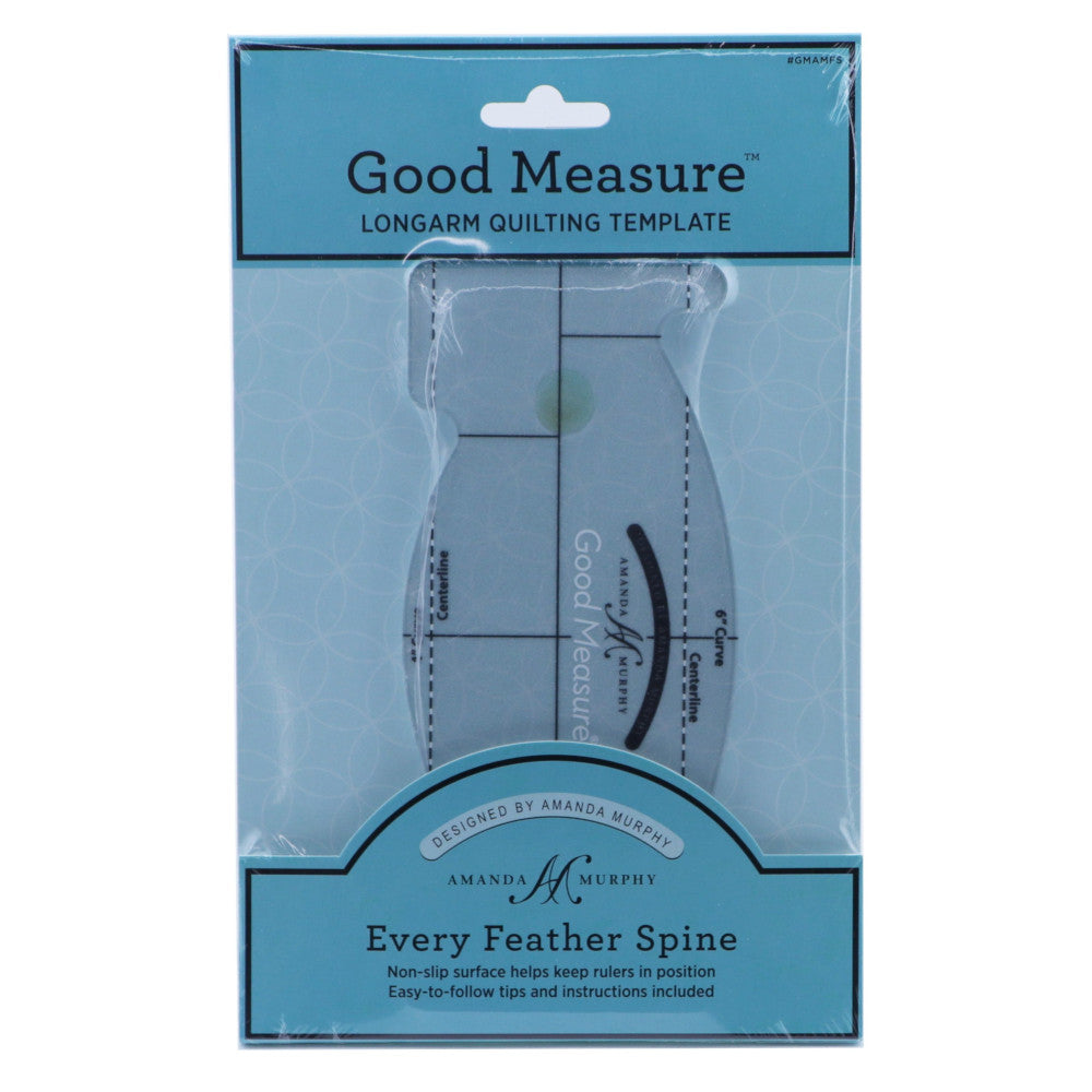 Good Measure, Feather Spine Ruler Template image # 55942