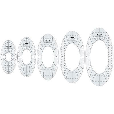 Good Measure, Oval Quilting Ruler Set