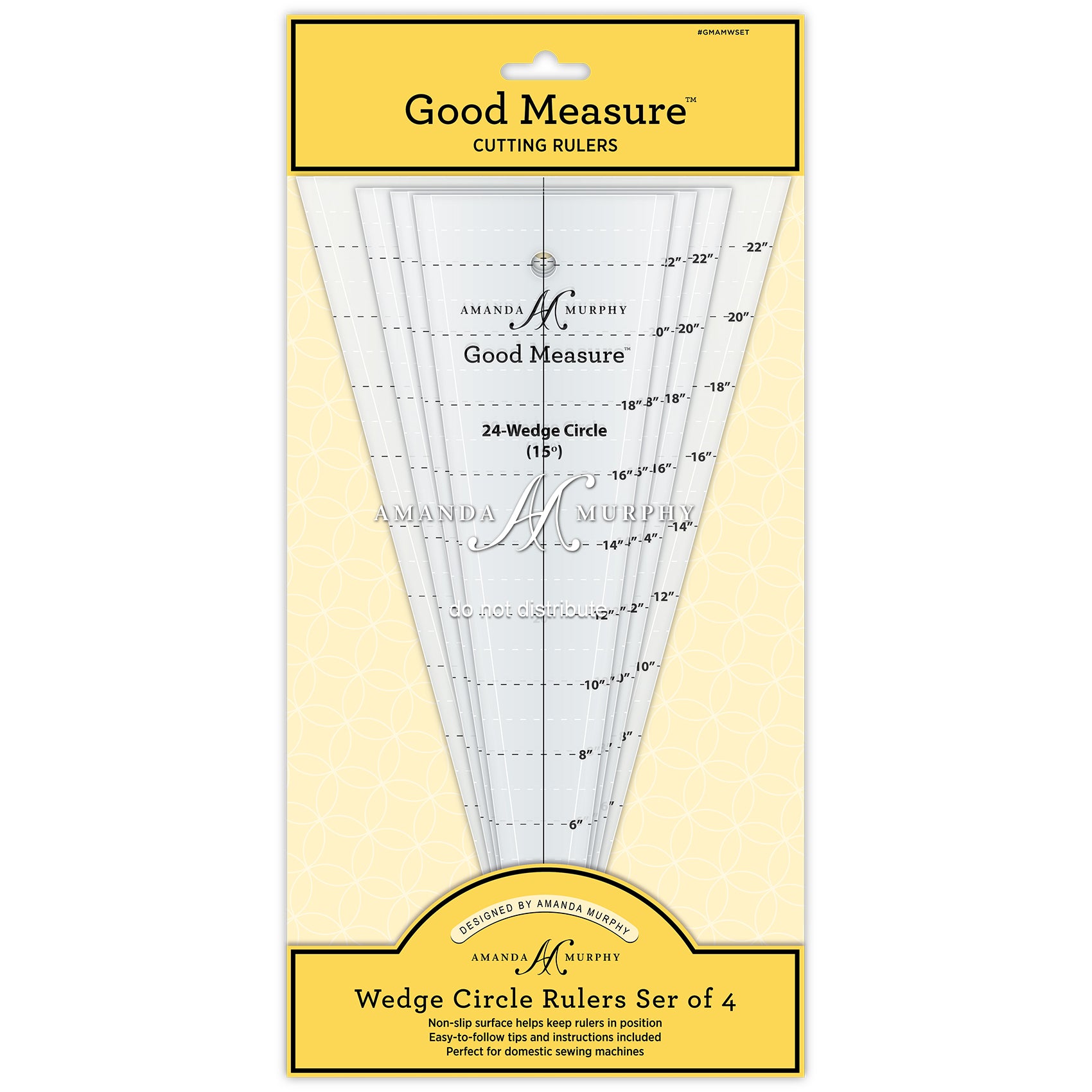 Good Measure Wedge Circle Rulers
