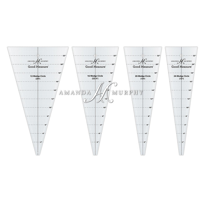 Good Measure Wedge Circle Rulers