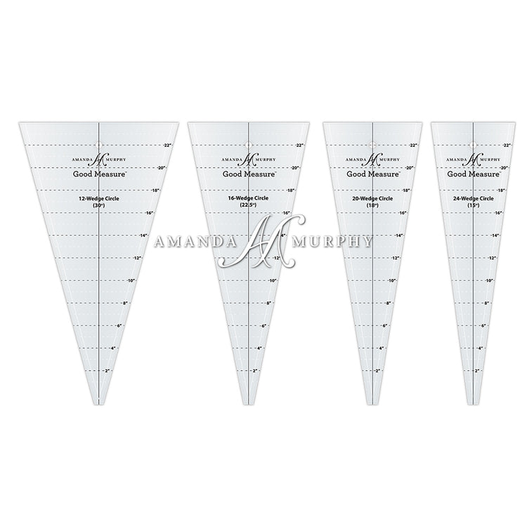 Good Measure Wedge Circle Rulers
