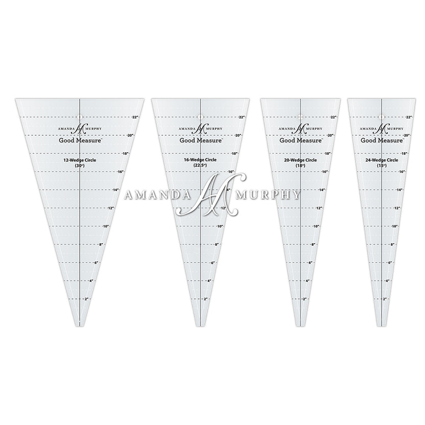 Good Measure Wedge Circle Rulers