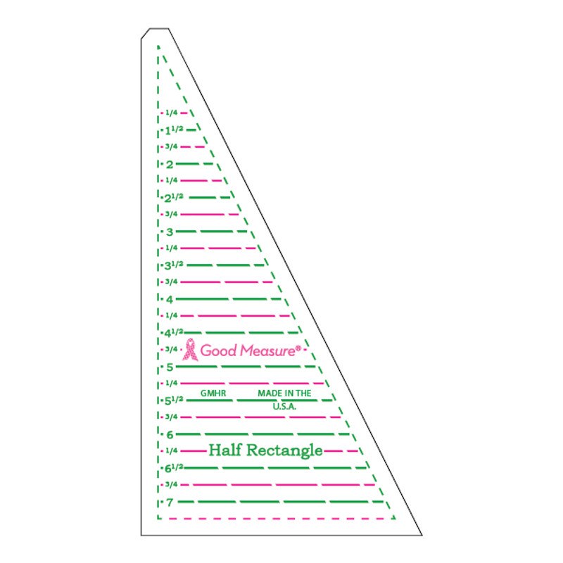 Good Measure Half Rectangle Ruler