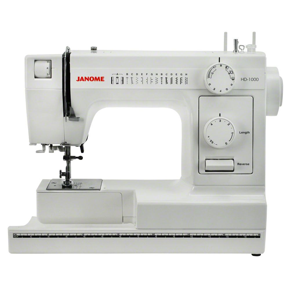 Janome HD1000 Heavy Duty Sewing Machine (14 Stitches) with FREE Bundle