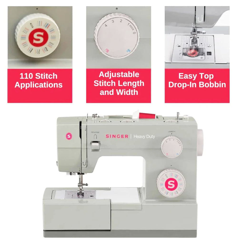 Singer Heavy Duty 4452 Mechanical Sewing Machine