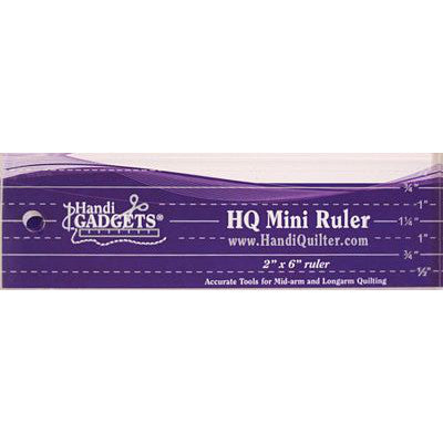 HQ Mini Ruler 2" x 6", HandiQuilter image # 27681