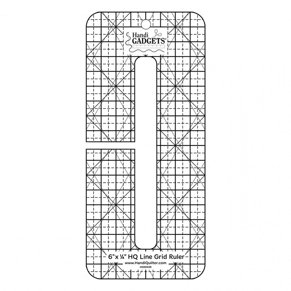 Handi Quilter 6" x 1/4" Line Grid Template Ruler image # 59608