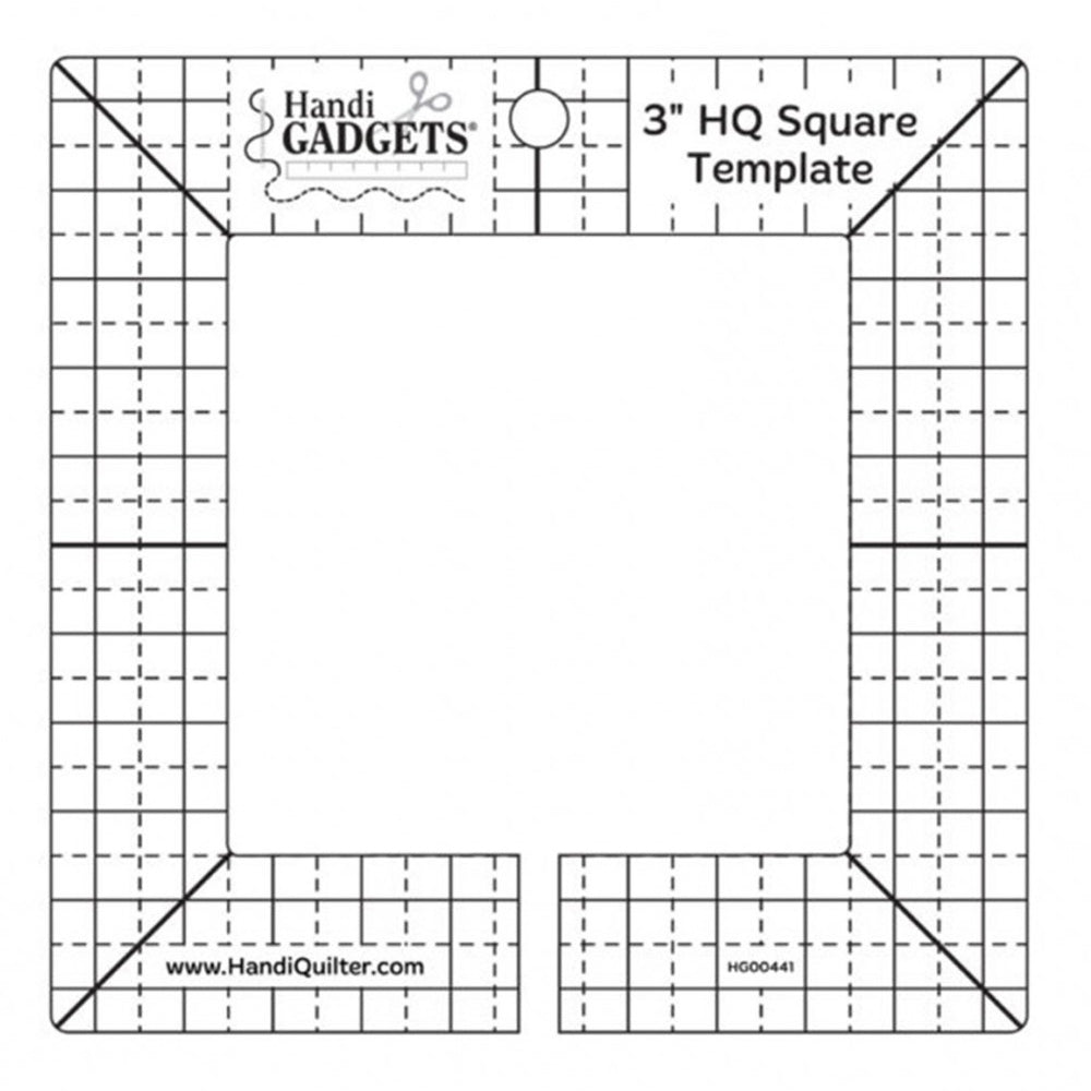 Handi Quilter 3" Square Template Ruler image # 59611