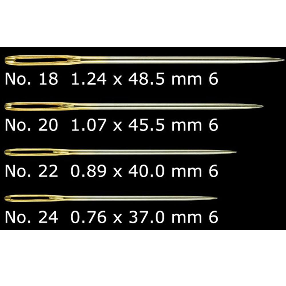 Gold Eye Chenille Needles (No.22) (6pk) image # 88035