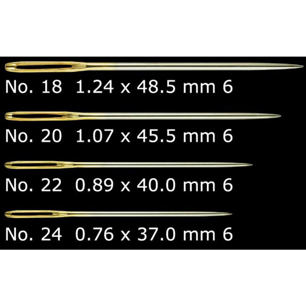 Gold Eye Chenille Needles (No.24) (6pk) image # 88034