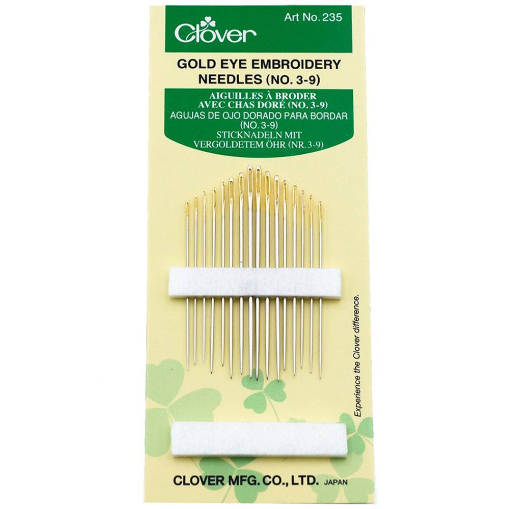 Gold Eye Embroidery Needles (No. 3-9) (16pk) image # 88019