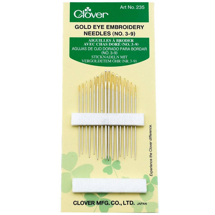 Gold Eye Embroidery Needles (No. 3-9) (16pk) image # 88019