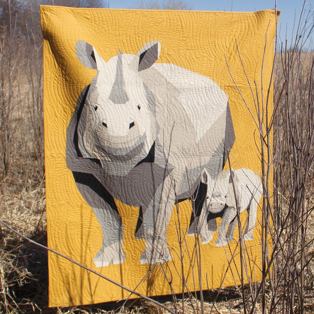 Rhino Romp Quilt Pattern