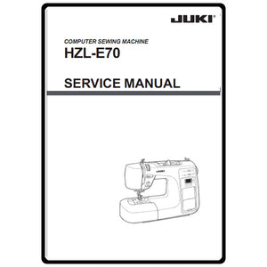 Service Manual, Juki HZL-E70 image # 9298