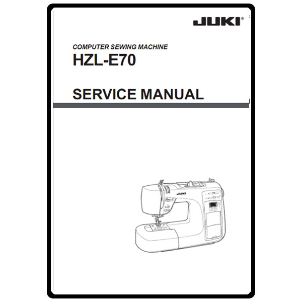 Service Manual, Juki HZL-E70 image # 9298