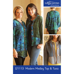 Modern Medley Top and Tunic Pattern image # 49538